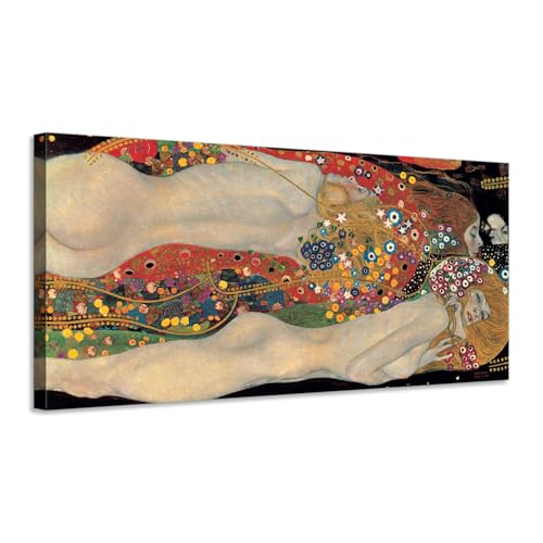 Generico Gustav Klimt – Le vergini – quadro stampa su tela con telaio in legno - 160x80 cm