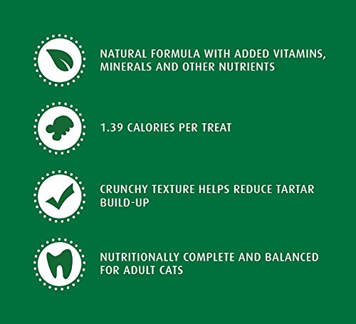 Feline Greenies Dental Treats For Cats Oven Roasted Chicken Flavor 12 Oz. With Natural Ingredients Plus Vitamins, Minerals, And Other Nutrients #TOP7