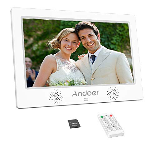 Moldura de foto digital de 10,1 polegadas Resolução de 1024 * 600 Tela TFT-LED Suporte Calendário/re