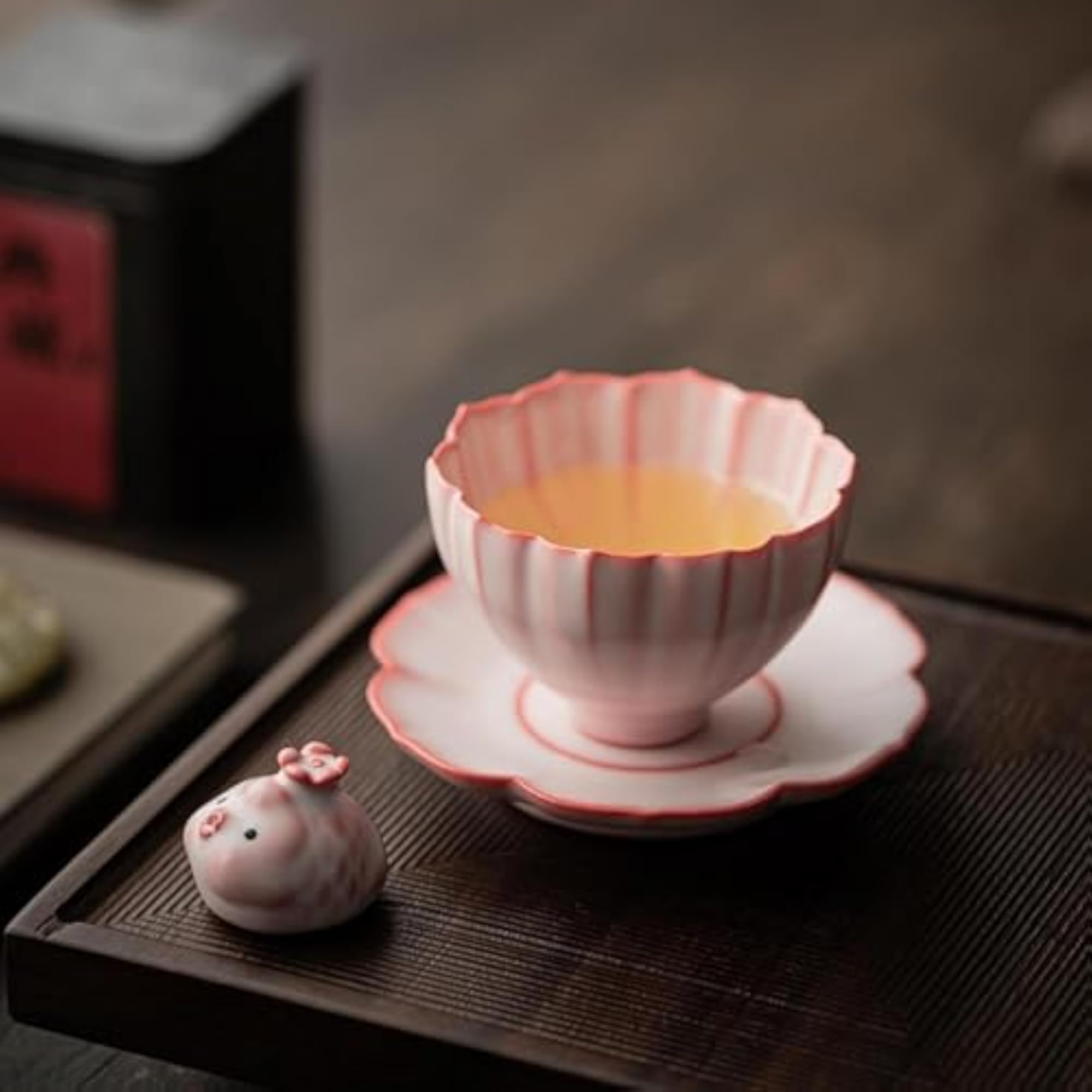 Ceramic Teacup Set, Handmade Collection for Housewarming Gift