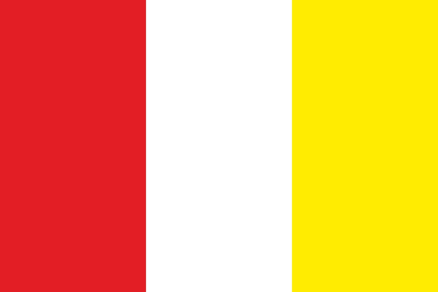 Drapeau large Hrebinky pour pavoiser facilement mât de jardin