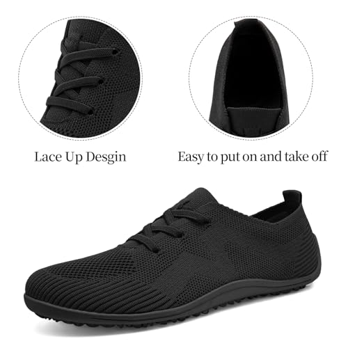 Women's Barefoot Shoes Lightweight Slip On Walking Shoes Breathable Zero Drop Sneakers for Outdoor Casual Tennis Fashion3