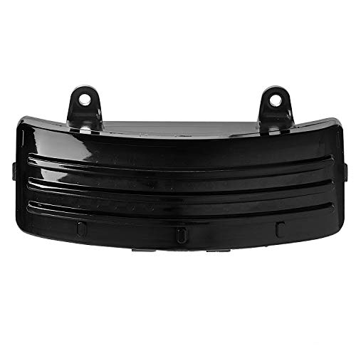 XMMT Black 5\" Motorcycle Stretched Rear Fender Extension with Smoke Tri-Bar Fender LED Tail Light For Harley Davidson Street Gilde Road Gilde 2014-2020 - Thumbnail 7