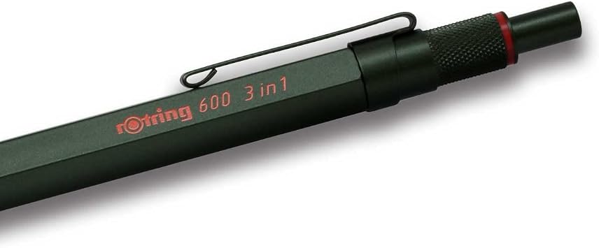 تدوير التمويه متعدد القلم الأخضر 600 3 في 1 2159368 rOtring الميكانيكية قلم رصاص الكتابة الدقيقة القرطاسية الألمانية صياغة القلم المهنية قلم حبر جاف