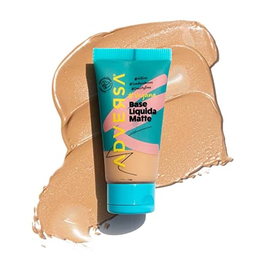 Base Líquida Matte Vegana ADVERSA - Cor 350