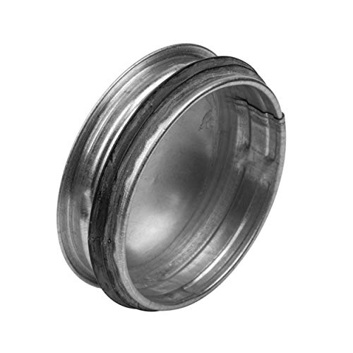 4\" inch Duct End Cap - Duct Cap - Outlet Cap - Round Metal Cap - Dryer Vent Plug - Ducting Plug - Thumbnail 4