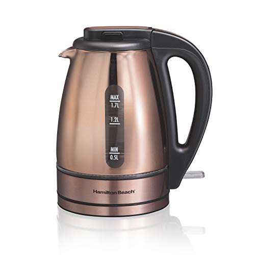 Chaleira Elétrica, 1,7L, Cobre, 110v, Hamilton Beach