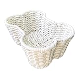 OtterPets Toy Bin for Pets, Bone Shape Basket, Cotton Rope Storage, Handmade, Dog Toy Bin Organizer