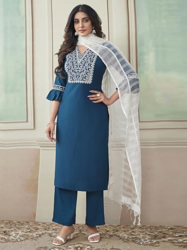 Image of Sanisa Women's Rayon Kurta Set