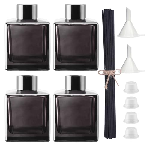 Set de 4 botellas difusoras de vidrio 150 ml miniatura 1