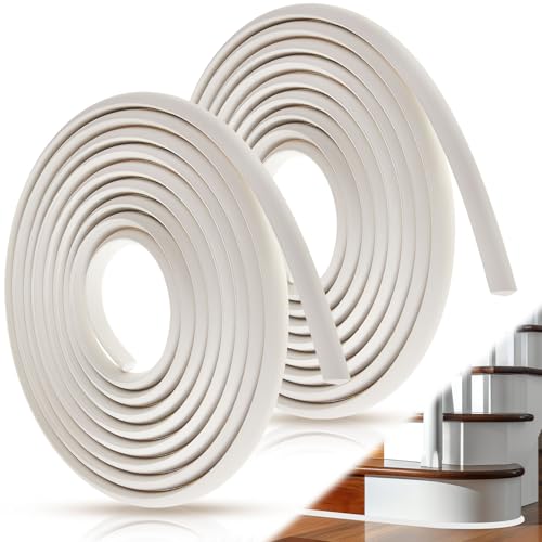 Moulure flexible quart de rond autocollante blanche pour angle de mur et comptoir de cuisine - 2