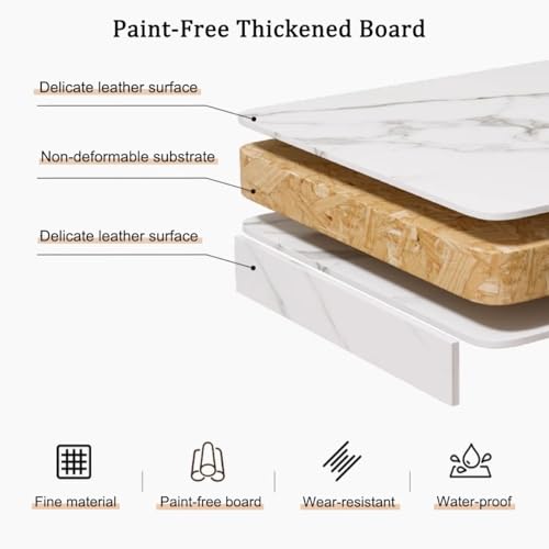 Estructura de acero resistente con tablero de madera para mueble auxiliar 3