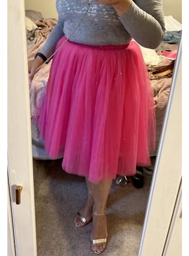 EllieHouse Womens Short Tutu Tulle Skirt with Sash PC063