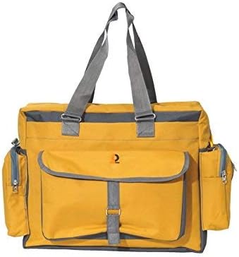Vouch Bria Multipocket and Multipurpose Diaper Bag, Yellow