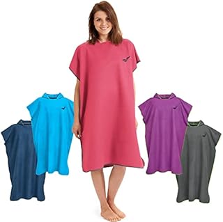 Surf poncho  ponczo do surfingu dla mężczyzn i kobiet  lekkie i kompaktowe  ponczo plażowe, poncho kąpielowe  rozmiar M, niebieski - zielony