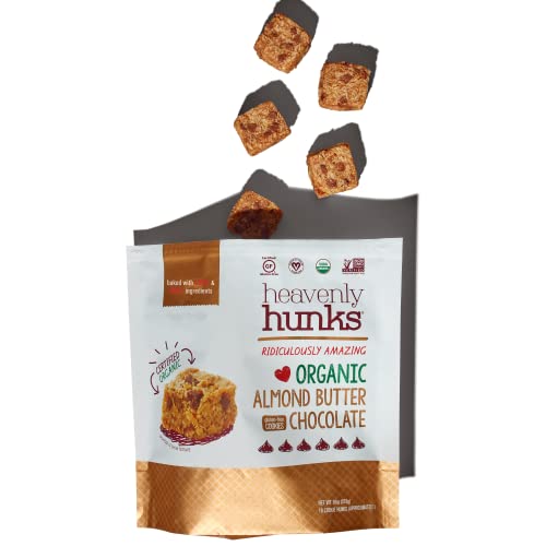 Image of Heavenly Hunks Organic Almond Butter Chocolate, 18 oz Bag