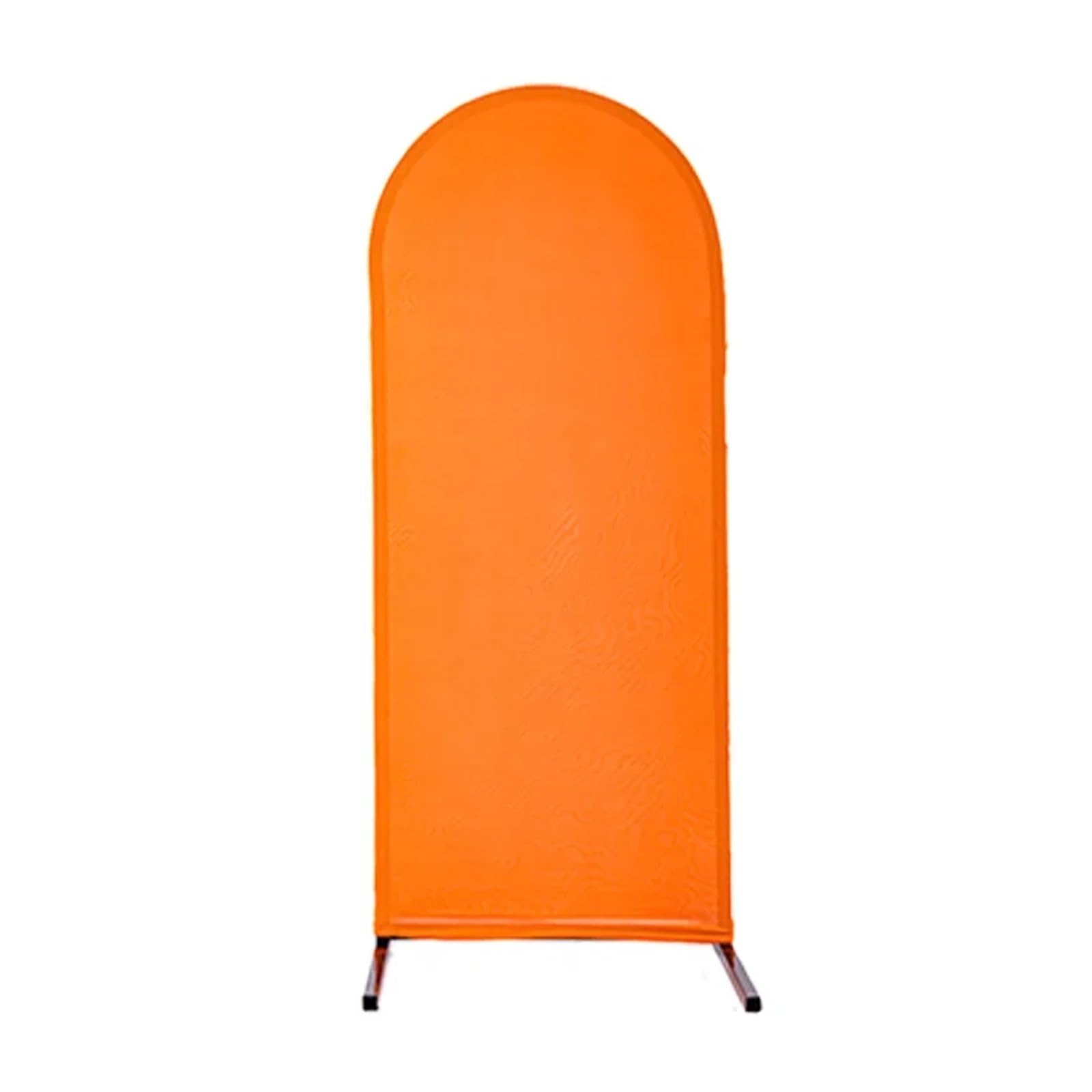 Couvrir arche de mariage avec ce tissu orange 7.2FT pour décoration de fond