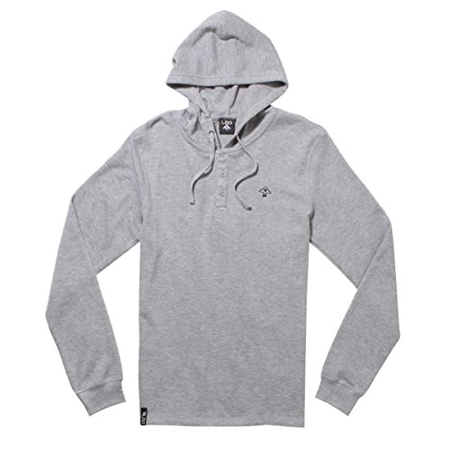 Image of LRG Men's Research Collection Long Sleeve Hooded Thermal Henley