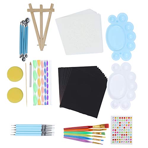 Outils de pointage mandala avec stylets double pointe pour peinture nette