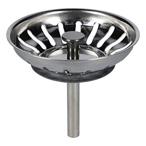 DL-pro Zeefmandje 79 mm met hefstang 8 x 61 mm passend als Blanco 119146 voor zeefkorfventiel gootsteen