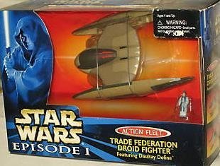Star Wars Action Fleet Trade Federation Droid Fighter Episode 1