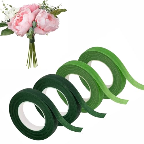 Opiniones y reviews de Cintas florales los más solicitados. 44 4 Rollos Floral Cinta, Cinta para Arreglos Florales,Cintas Florale,Verde para Flores,Adhesiva de Flores,para Envolver Tallo Ramo y Arreglos Florale (Verde)