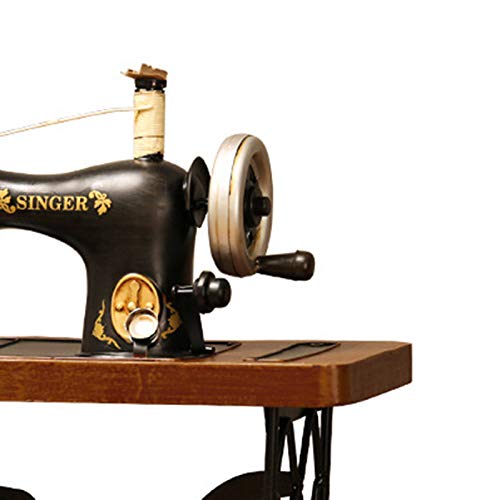 shanpu Macchina da Cucire Antico Ferro Ornamenti Vetrina Abbigliamento Decorazione Oggetti Vecchi Artigianato Creativo