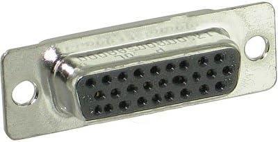 17EHD-026S-AA000, Connector, d-subminiature, high Density recept, Solder Cup Term, 26 Socket Contact