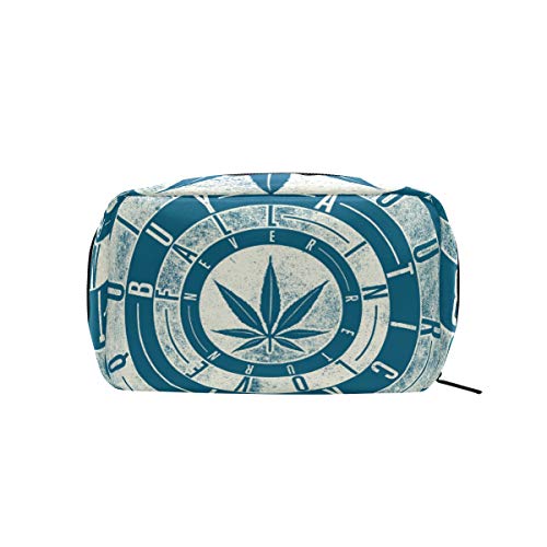Preisvergleich Produktbild FAJRO Kosmetiktasche, rund, mit Buchstaben