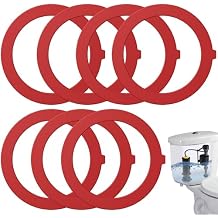 Flush Valve Seal for Kohler, 7 Pack Upgraded Silicone Material Canister Flush Valve Toilet Gasket Replacement Parts for K-GP1059291, Easy to Install and Uninstall