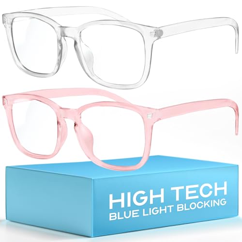 livho High Tech-Blaufilterbrille Fortschrittliche Computerbrille mit Blaulichtblockierung Schutz vor Augenermüdung und UV-Blendung