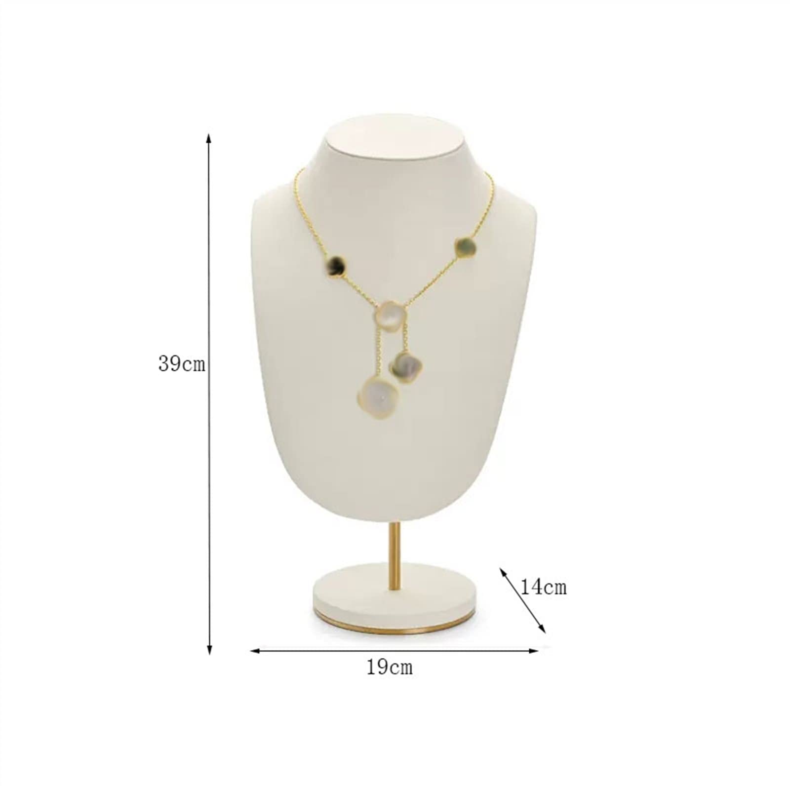 biżuterię Necklace Jewelry Display Bust Stand Freestanding