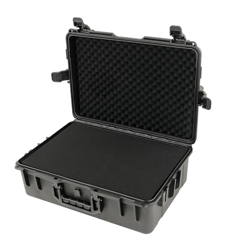 Image of Portable Hard Case - Waterproof Carrying Case,with DIY Foam,Large,18.4x 12.6 x 6.3 inch