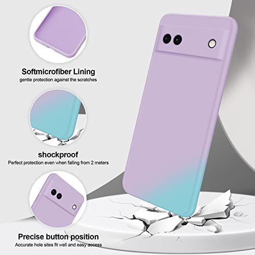 GiiYoon Case Compatible with Google Pixel 6A, Silky-Soft Touch Full-Body Protective Phone Silicone Case - Image 2