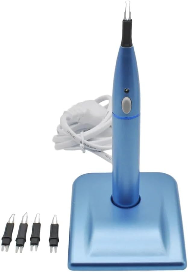 Gutta Percha Teeth Point Cutter Endo Gutta Cutter with 4 Tips Blue