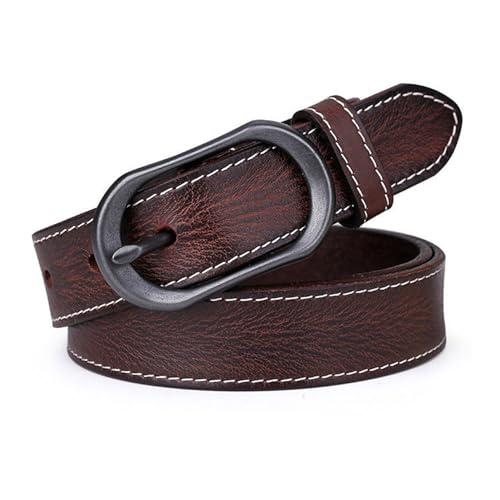 Ceinture en cuir pour homme et femme à boucle ardillon classique