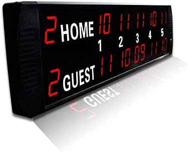 NEWTRY 得点板 スコアボード スポーツタイマー LEDタイマー 22桁