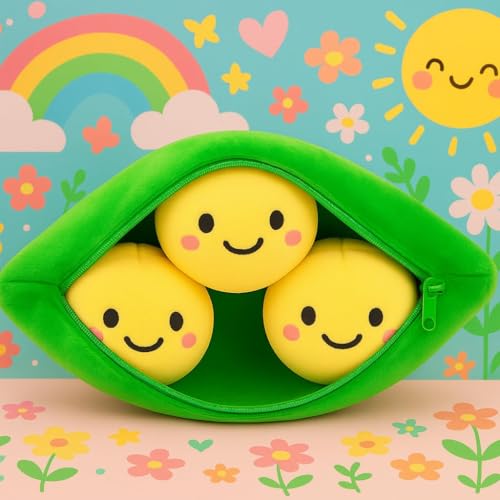 Image of Cute Plush Toy for Kids | | Soft Toys | Birthday Gift for Girls /Wife, Boyfriend /Husband, Soft Toys for Girls, Baby Toy (Random Color) Pack of 1 (Pod Plush Soft Toy)