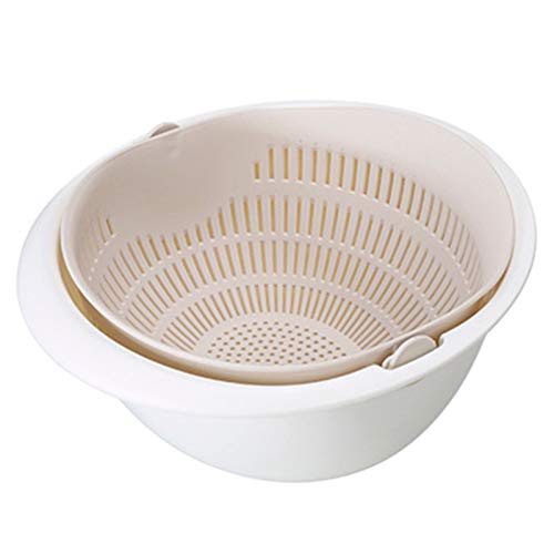 LJSF Filtros de Uso común Cesta de Drenaje de Cocina, Cesta de lavavajillas, Drenaje Vegetal, Herramienta de Limpieza de filtros Apto para restaurantes, cocinas y Bares (Cor : Apricot) Cover