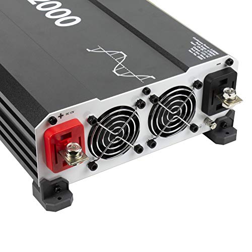 Wagan El3808 Pure Line Power Inverter 2000 Watt Dc 12V To 110V Ac Car Pure Sine Wave Power Inverter For Home Rv Camping Van Life Off Grid Etl Certified #TOP5