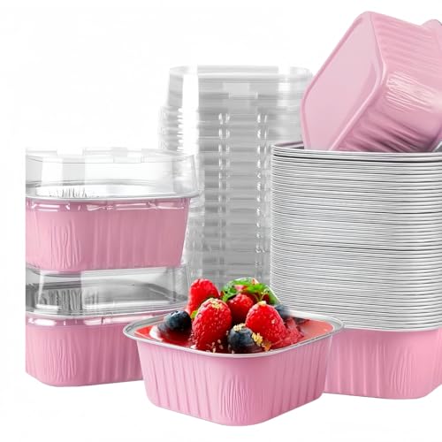 �W�t���~�j�X�N�G�A�x�[�L���O�J�b�v 50�� 150ml �A���~�z�C���� �g���̂ăJ�b�v�P�[�L�^ �W�t���~�j�P�[�L�p�� �p�[�e�B�[/�������p (B)