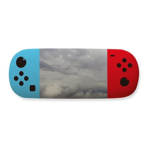 Étui de rangement pour lunettes de jeu boîte rigide pour monture gamer au motif nuages