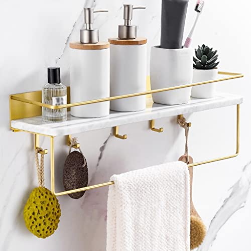 Caddy de douche en marbre élégant pour optimiser les petits espaces - 2