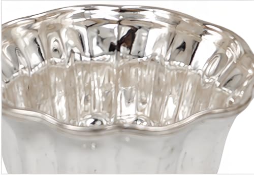 Image of BLeaf German Silver Lotus Kumkum Cup (5 cm Dia x 4 cm H, 35g)