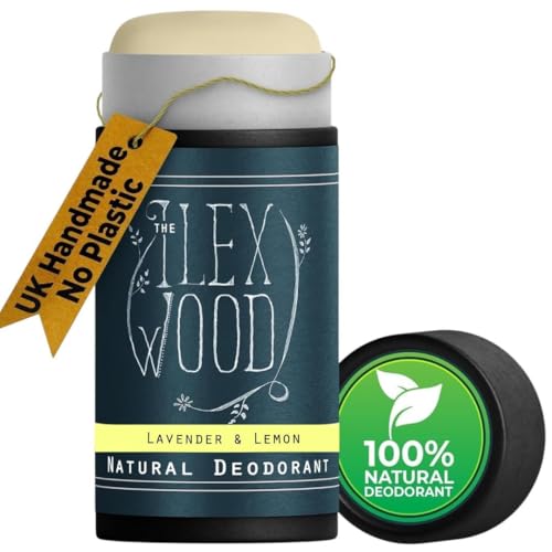 The Ilex Wood - Natürliches Deodorant mit Lavendel und Zitrone – 70 ml. vegan, plastikfrei, umweltfreundlich, tierversuchsfrei für Frauen und Männer, handgefertigt und frei von Aluminium.