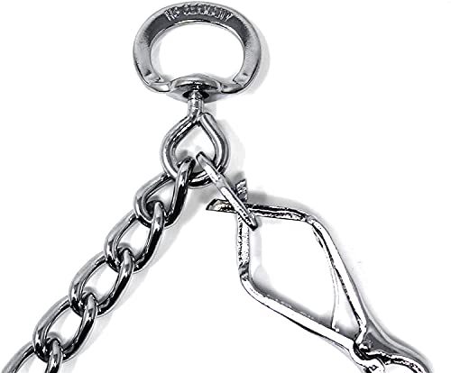Herm Sprenger Chrome Plated Training Collar with Quick Release Snap for Dogs (Silver, Medium, 3.00 mm, 21-inch),Alloy Steel