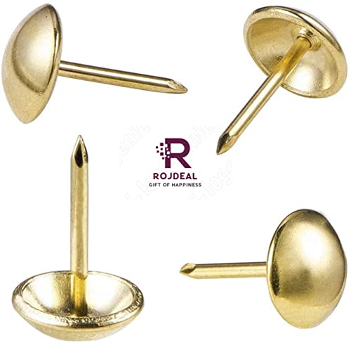 Golden Push Pin, Notice Board Pins Thumbtacks Pin Drawing Brass Plated Push Pins 100