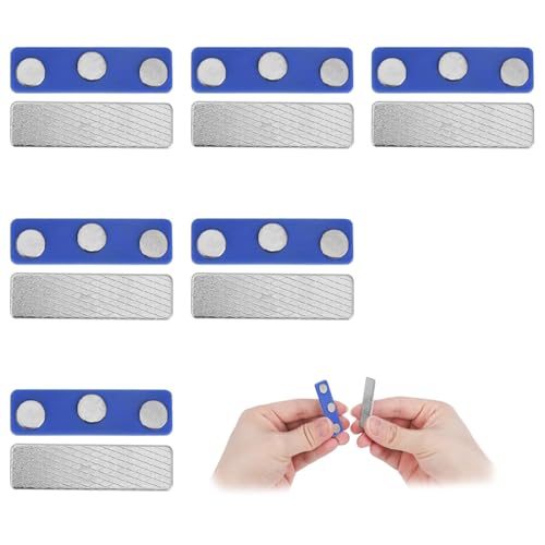 DULZEN 6 Paires Aimant Rideau Magnétique Accessoire de Store Occultant pour Stores de Fenêtre Aimants pour Rideaux avec Adhésif Clips Magnétiques pour Rideaux pour Rideaux Occultants