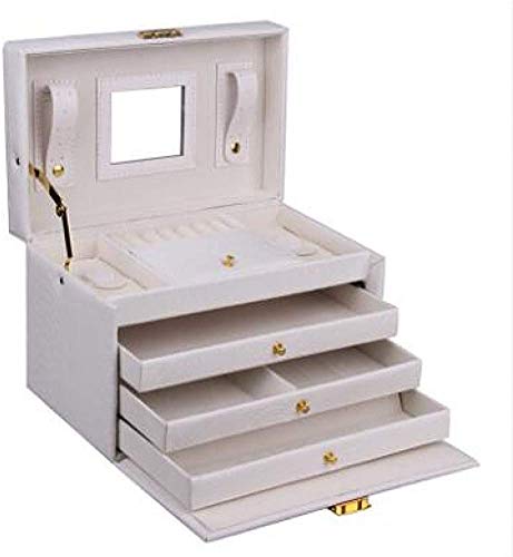 Preisvergleich Produktbild MWPO Schmuckschatulle schmuck aufbewahrungsbox verpackung Ringe Display veranstalter mädchen halsketten Halter Ohrringe Make-up Box Kosmetik Beauty case Geschenke