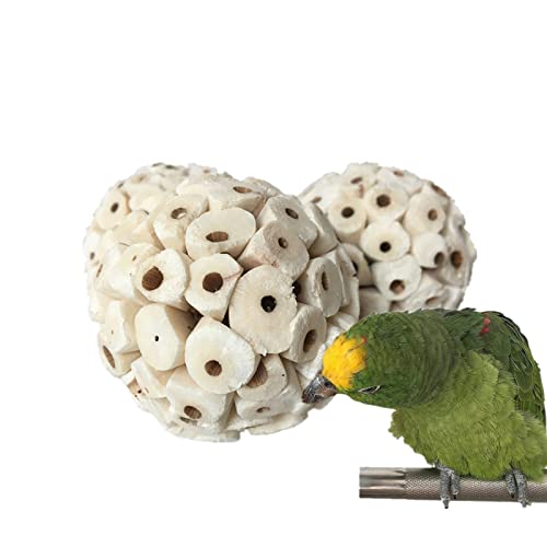 3 s Bird Natural Sola Soft Chew ShGules Foraging Toy per pappagalli Pappagallo aw 6cm/2.36in